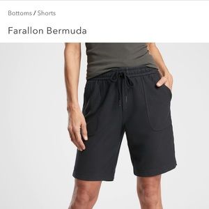 Fallon Bermuda shorts, black size 16